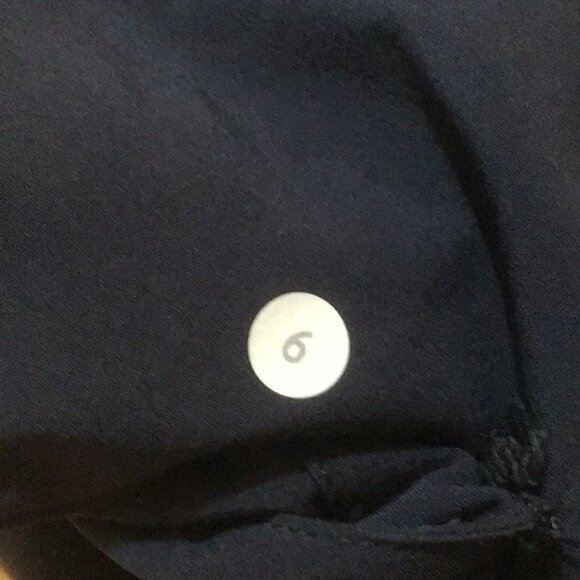 Lululemon Satin Trim Tuxedo Pant Navy Like New - Picture 14 of 14